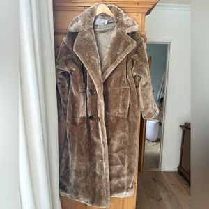 ASOS Brown Teddy Coat